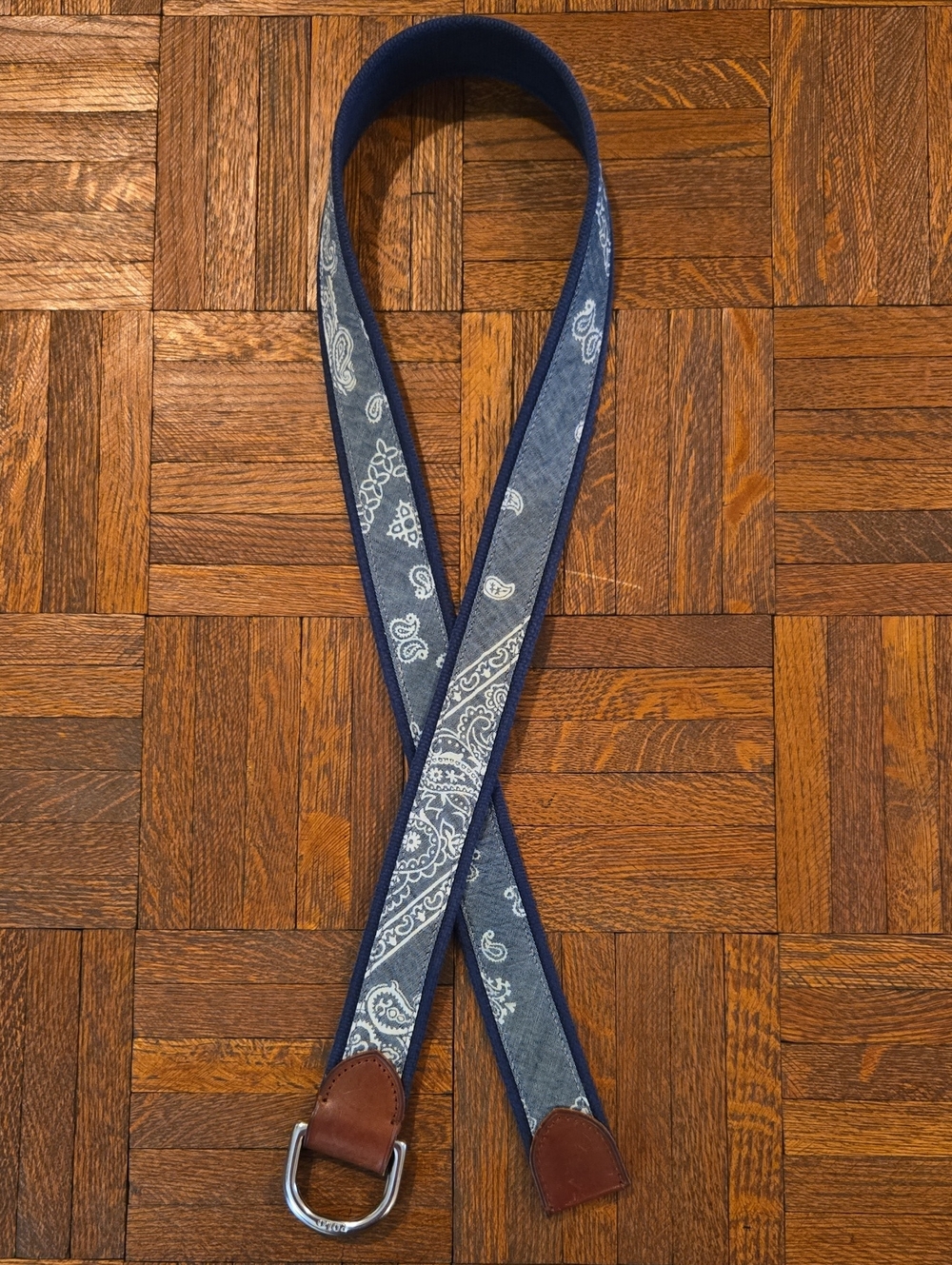 Polo Ralph Lauren Paisley D-Ring Belt